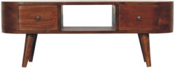 Artisan Furniture Comodă TV cu margini rotunjite finisaj castaniu (IN3315)