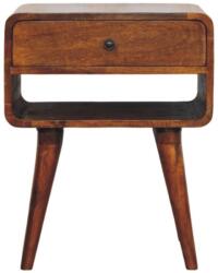 Artisan Furniture Noptieră Avora cu nișă deschisă finisaj castaniu (IN3993)