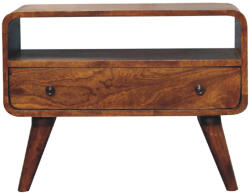 Artisan Furniture Comodă TV curbată finisaj castaniu mini (IN3539)