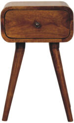 Artisan Furniture Noptieră Avora cu 1 sertar finisaj castaniu mini (IN3983)