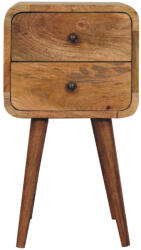 Artisan Furniture Noptieră curbată finisaj stejar mini (IN3262)