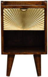 Artisan Furniture Noptieră Manila Gold cu 1 sertar mini (IN3291)