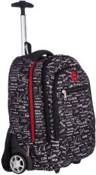 Ella Icon - Rucsac Tip Troler Urban - Negru - 50x35x22 cm (1114)