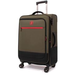 Ella Icon Troler Ella Icon Shadow cu 4 roti duble, Textil, 80x47x29 cm, Kaki (2618) Valiza