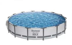 Bestway Piscina cu Cadru Metalic Bestway Steel Pro Max Frame BW 56595 Ø 427 x 84CM Gri Deschis (6941607328897)