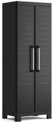 Keter Dulap garaj plastic Keter Detroit Multi Purpose, 4 rafturi reglabile, negru, 65x45x182 cm, inchidere cu lacat (249800) Raft