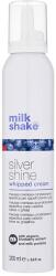 Milk Shake Silver Shine krémes hab szőke hajra semlegesíti a sárgás tónusokat 200 ml