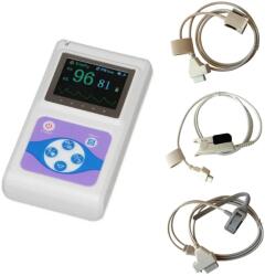 CONTEC Pulsoximetru Profesional Contec CMS60D Model 2025 cu Senzori Adulti Neonatal Pediatric Alb (CMS60D2complet)