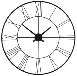 EDAXO ARATIO ipari stílusú falióra, Ø 70 cm, fekete - fekete (e13001b)