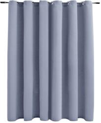 vidaXL szürke sötétítőfüggöny fémkarikákkal 290 x 245 cm (134429VidaXL)