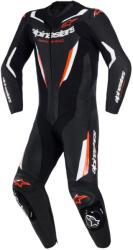 Alpinestars GP FORCE V2 egyrészes, fekete/fehér/fluo piros, 2026, méret 54
