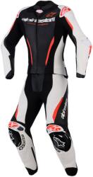 Alpinestars STELLA GP-R7 kétrészes, női, fekete/fehér/fluo piros, 2026, méret 40