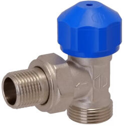 FIXTREND előbeállítható sarok termosztatikus radiátorszelep, 1/2" x G3/4 (90481570522)