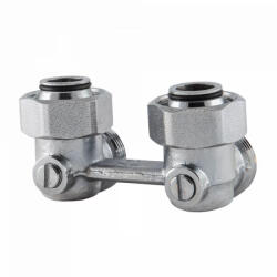 FIXTREND sarok golyóscsapblokk, G3/4"x G3/4" (Kermi, Radel radiátorokhoz) (82821500005)