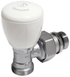 GIACOMINI R431TG sarok termosztatikus radiátorszelep kézikerékkel, 1/2" x 18mm (R431X034) - kazanmarket