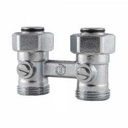  FixTrend egyenes golyóscsapblokk, G3/4" x G3/4" (Kermi, Radel radiátorokhoz) (82811500005) - kazanmarket