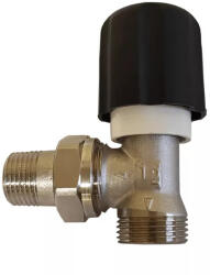 HERZ GP kézi radiátorszelep, sarok, 1/2" x G3/4 (1554801)