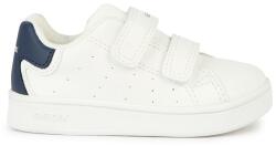 GEOX Geox, Tépőzáras perforált sneaker, Törtfehér, Tengerészkék, 22 EU (B365LA000BCC0899-22)