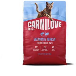 CARNILOVE Active Cat Сьомга и пуйка за кастрирани възрастни котки 2 кг