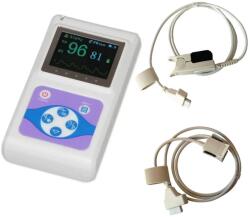 CONTEC Pulsoximetru Profesional Contec CMS60D Model 2025 cu Senzor Adulti si Pediatric Alb (CMS60D2pediatric)
