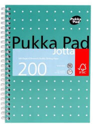 Pukka Pad Spirálfüzet, A5, vonalas, 100 lap, PUKKA PAD, "Metallic Jotta (PUPJJM021V)