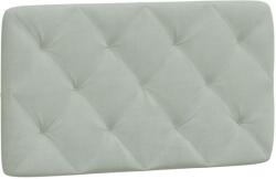 vidaXL világosszürke bársony fejtámla párna 90 cm 1.1 kg (374708VidaXL)
