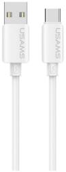 USAMS U98 adatkábel USB - Type-C 18W gyorstöltő 100cm FEHÉR SJ786USB02 (SJ786USB02)
