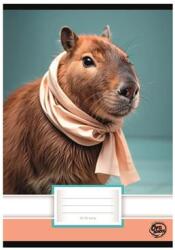 OPTISCHOOL Füzet, tűzött, A5, sima, 32 lap, OPTISCHOOL, „20-32, „Capybara (NKOP2032K)