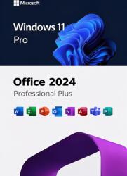 Microsoft Pachet Windows 11 Pro Retail + Office 2024 Pro Plus (WIN11PRO24OFFICE)