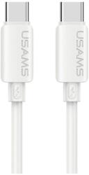 USAMS U98 adatkábel Type-C - lightning 30W gyorstöltő 100cm FEHÉR SJ788USB02 (SJ788USB02)