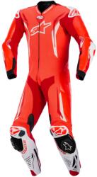 Alpinestars GP TECH V5 egyrészes, fluo piros/piros/fehér, 2026, méret 52