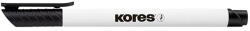 Kores Marker whiteboard negru 1mm Kores - Set 12 (KO22800)