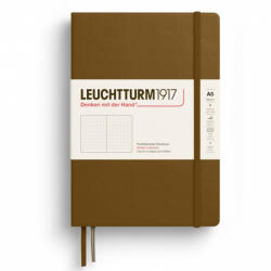 Leuchtturm Caiet a5 punctat coperta rigida maro scortisoara Leuchtturm (LT372197)