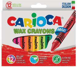 CARIOCA Creioane cerate Maxi 12/set (SKR082)