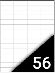  Etikett címke, 52, 5x21, 2mm, 100 lap, 56 címke/lap - nyomtassingyen