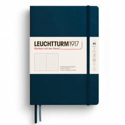 Leuchtturm Caiet a5 punctat coperta rigida albastru marin Leuchtturm (LT372189)