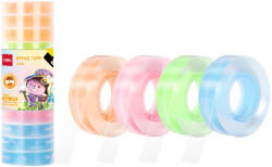 Deli Banda adeziva cotor color 12mm*27m Deli - Set 12 (DLEA690)