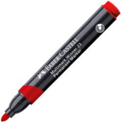 Faber-Castell Marker permanent rosu varf rotund multimark winner 23 Faber-castell - Set 12 (FC453323)