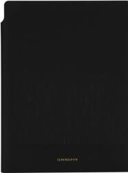 Deli Caiet birou a5 112 file 80g dictando coperta piele negru n141l Deli (DLEN141LB)