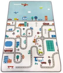 Raya Toys Covoraș de joacă reversibil Raya Toys - Pista cu mașini, 120 x 180 x 1 cm (502124298)
