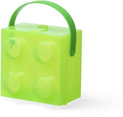 LEGO® Cutie LEGO cu maner - verde translucid (SL40240008)
