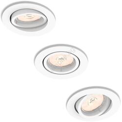 Philips 50393/31/PN - Комплект от 3 вградени осветителни тела DONEGAL 1xGU10/5, 5W/230V (P1935)