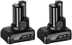Bosch 1600A00X7M GBA 12V 6, 0Ah akkumulátor, 2 db (1.600.A00.X7M)