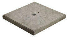  Beton rögzítőtalp szürke 40x40cm (000127G - 000127G)