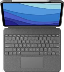 Logitech Combo Touch iPad Pro 12.9" (5. generációs) Francia oxfordi szürke (920-010210)