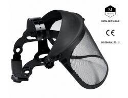 Tecomec Viziera profesionala Tecomec cu plasa metalica, protectie faciala reglabila, certificare EN 1731-S, pentru Motocoase si Trimmere (5120912)