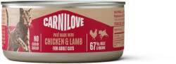 CARNILOVE 24x100g Carnilove Cat Paté Csirke & bárány nedves macskatáp