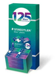 STAEDTLER Radír display, STAEDTLER "Mars® Plastic 526, 125 years", kék-zöld-lila (TS52650MCA40)