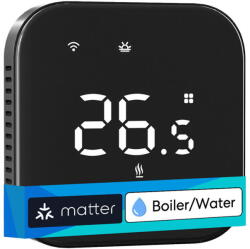 Meross Termostat Inteligent Smart thermostat MEROSS MTS215BMA-B-EU Wi-Fi (black) (60066)