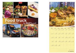 TopTimer Naptár, fali, TOPTIMER, "Food Truck (NKT09807U) - fapadospatron